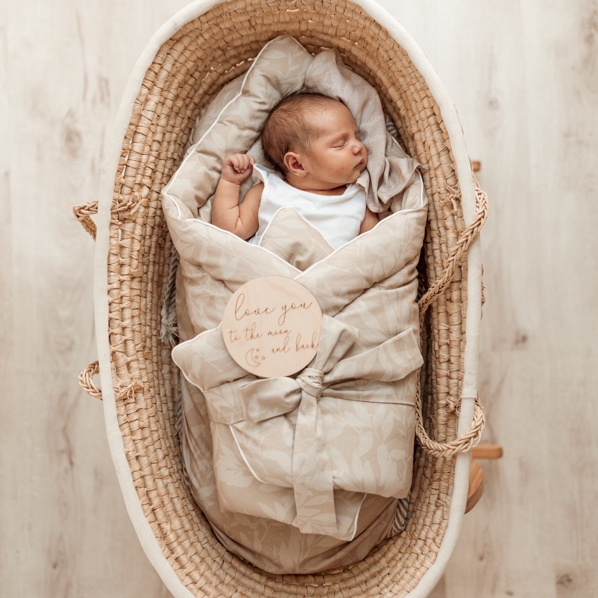 Einschlagdecke Leaves Beige - Oli&Lola