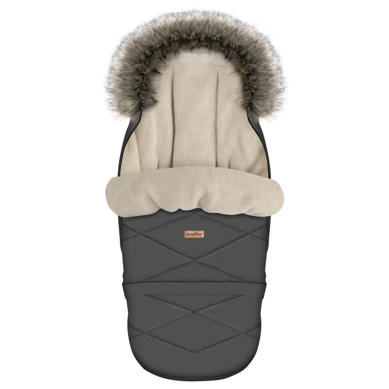 Fußsack GrowUP Aspen, Anthracite – Seitenansicht