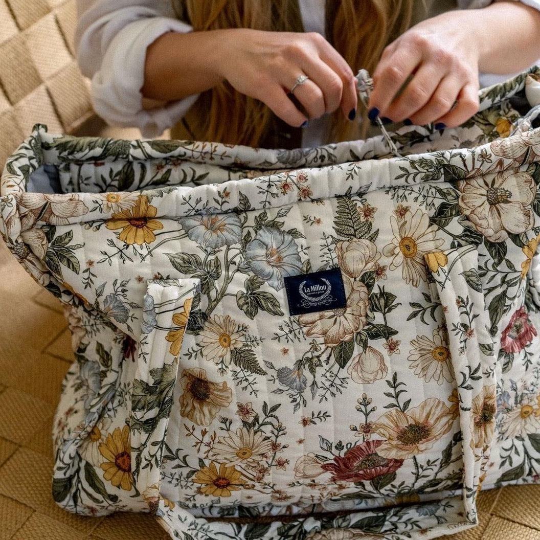 Große Stepptasche Vintage Meadow - Oli&Lola