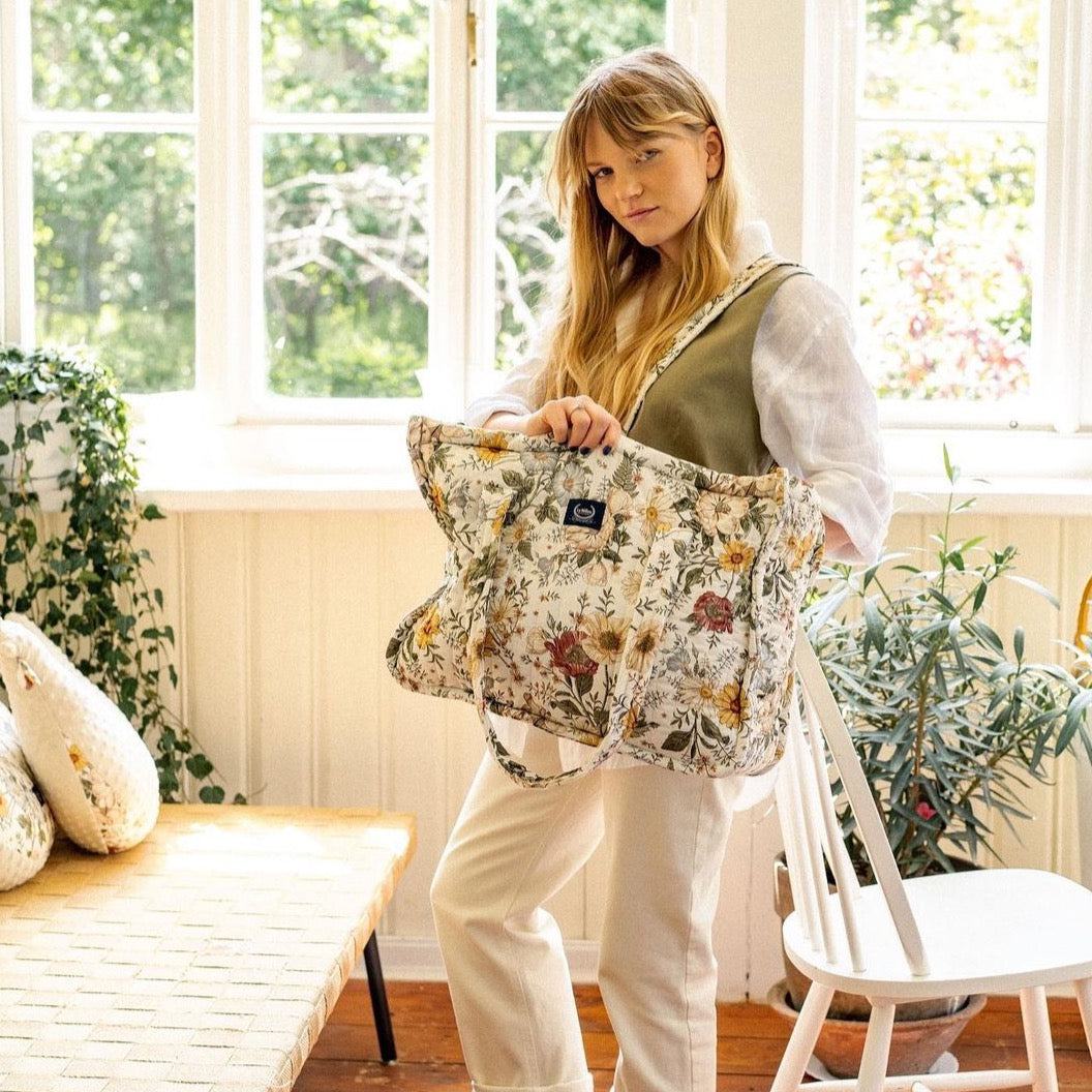 Große Stepptasche Vintage Meadow - Oli&Lola
