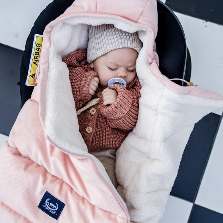 Kinderwagen Fußsack Baby, Khaki - Oli&Lola