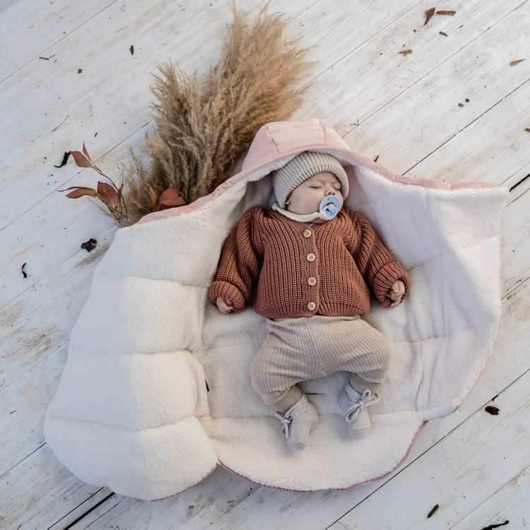 Kinderwagen Fußsack Baby, Powder Pink - Oli&Lola