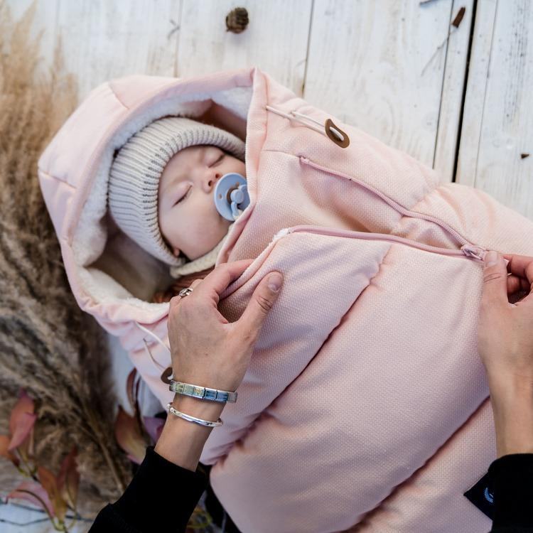 Kinderwagen Fußsack Baby, Powder Pink - Oli&Lola