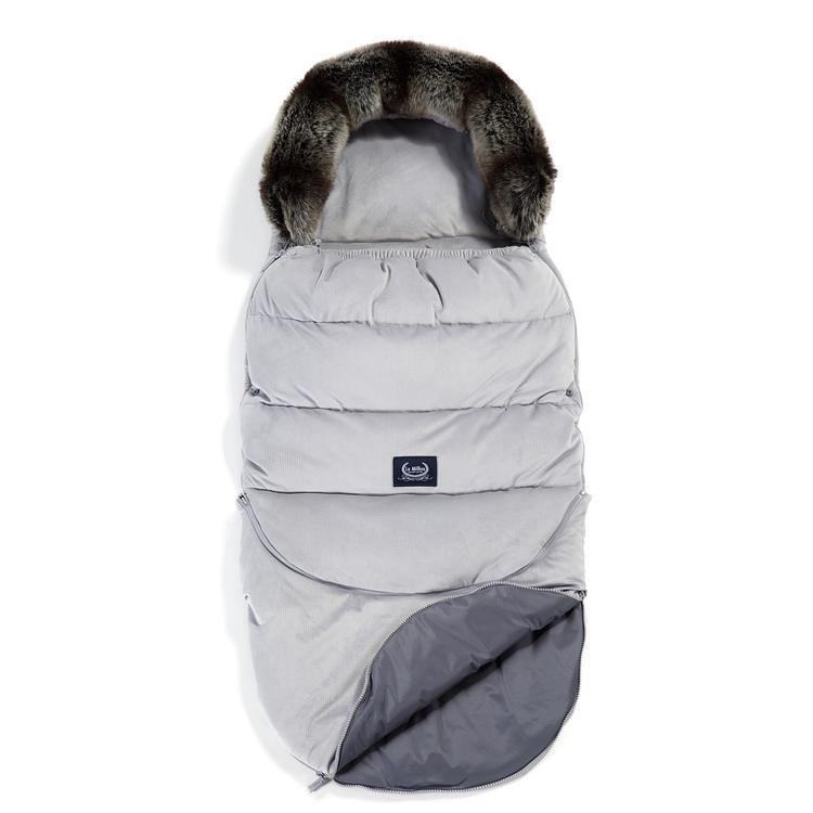 Kinderwagen Fußsack Combo mit Verlängerung, Dark-Grey - Oli&Lola