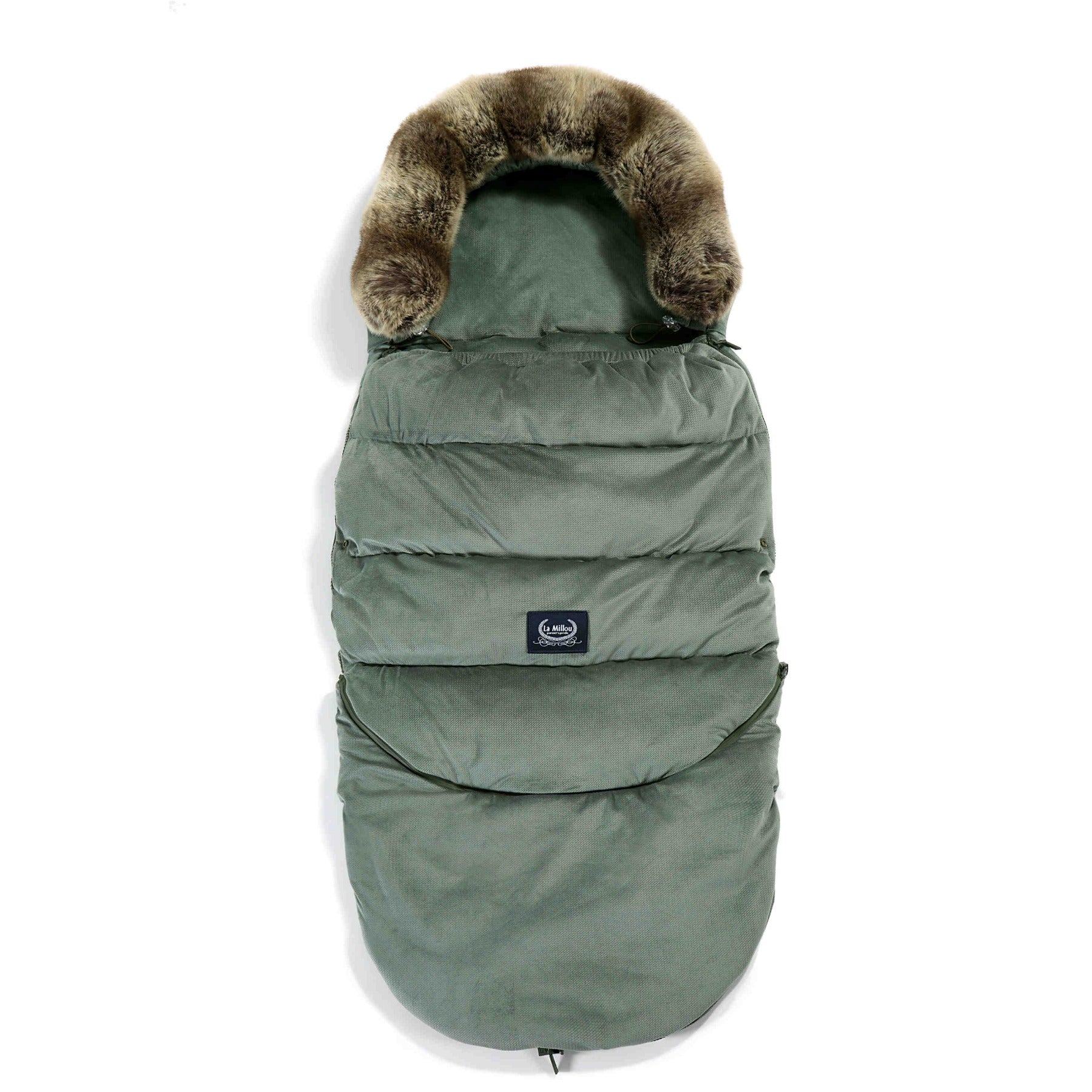 Kinderwagen Fußsack Combo mit Verlängerung, Khaki - Oli&Lola