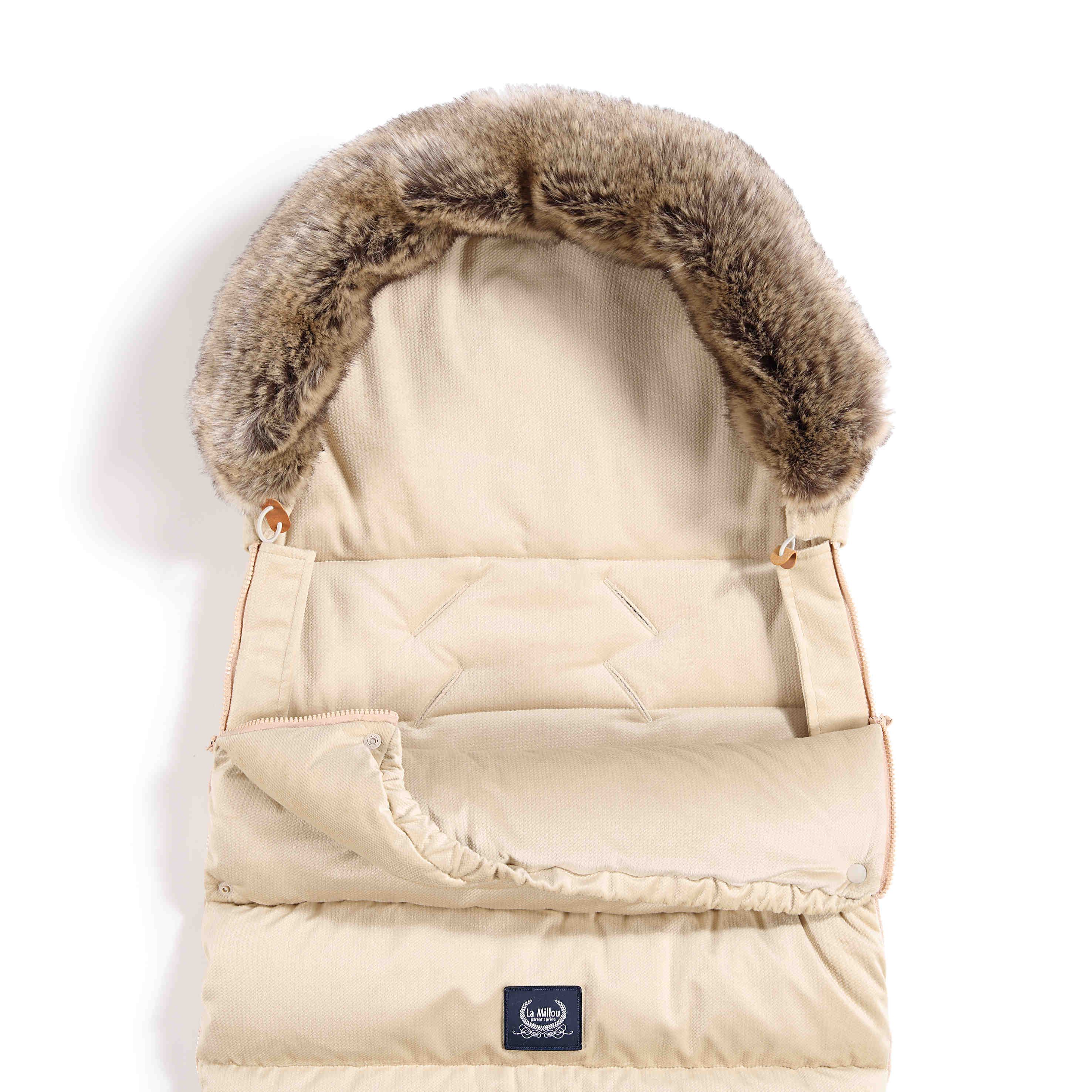 Kinderwagen Fußsack Uni, Sand - Oli&Lola