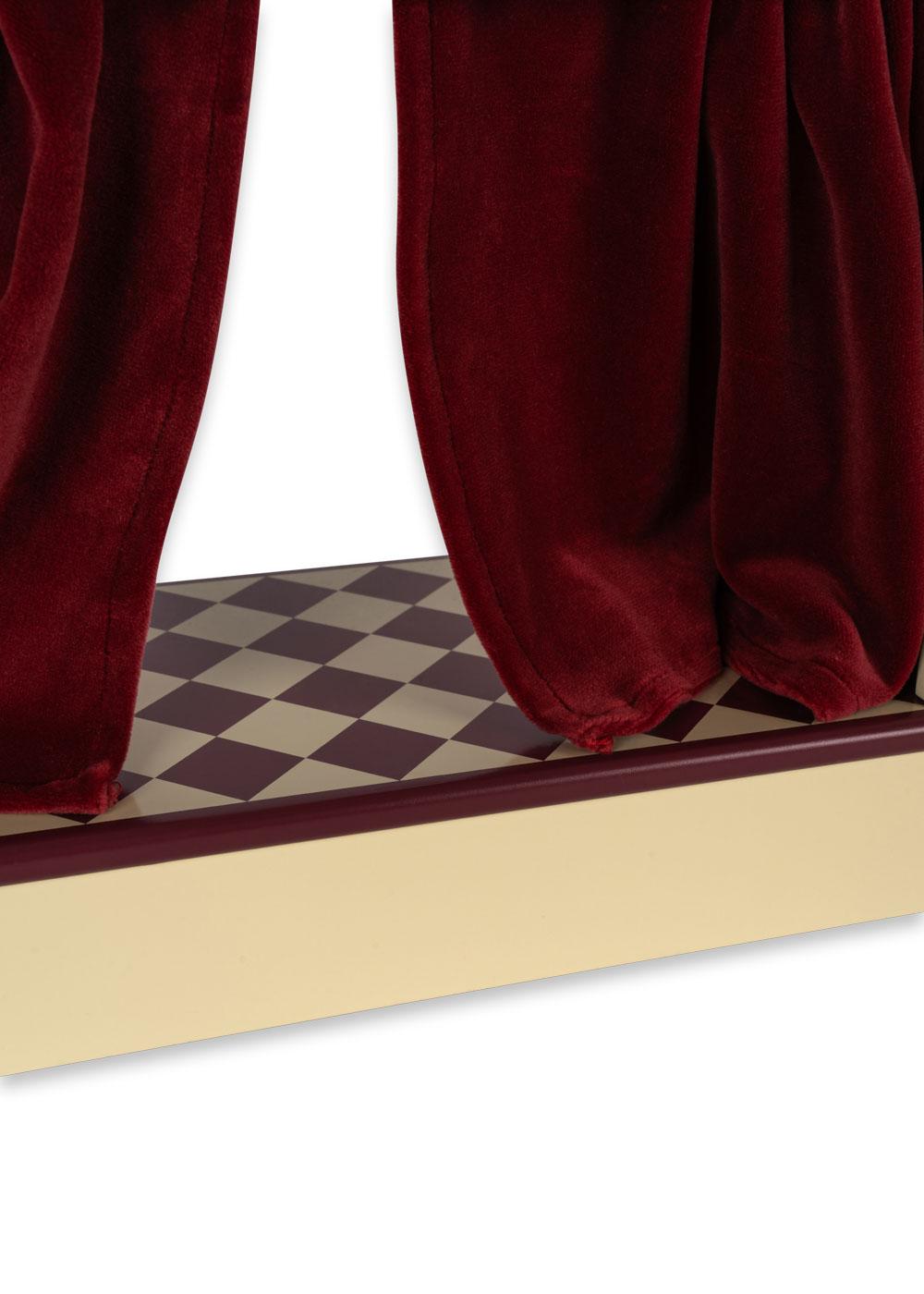 Holzpuppentheater für kleine Puppen und Teddybären