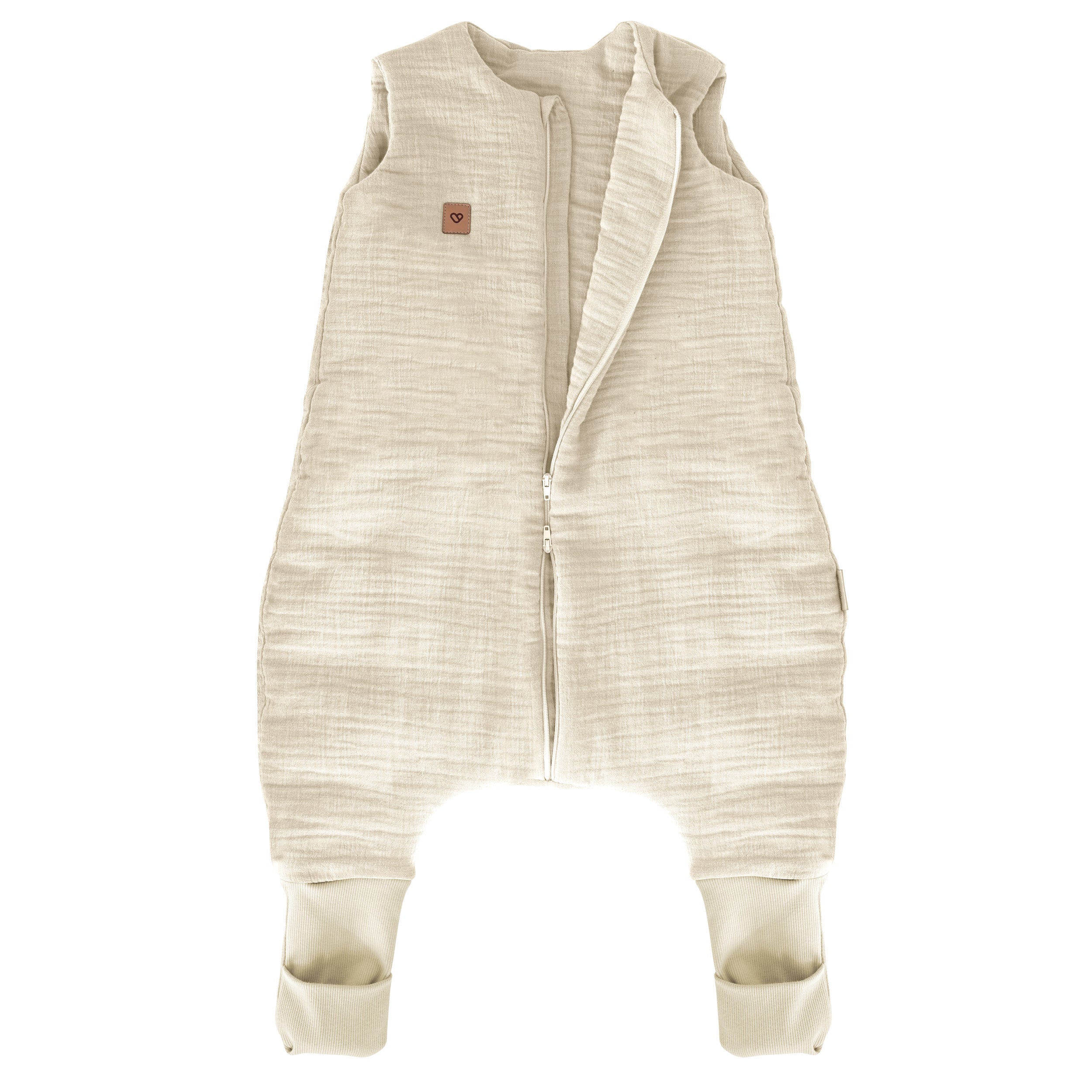 Babyschlafsack mit Beinen aus Musselin – 0,5 TOG