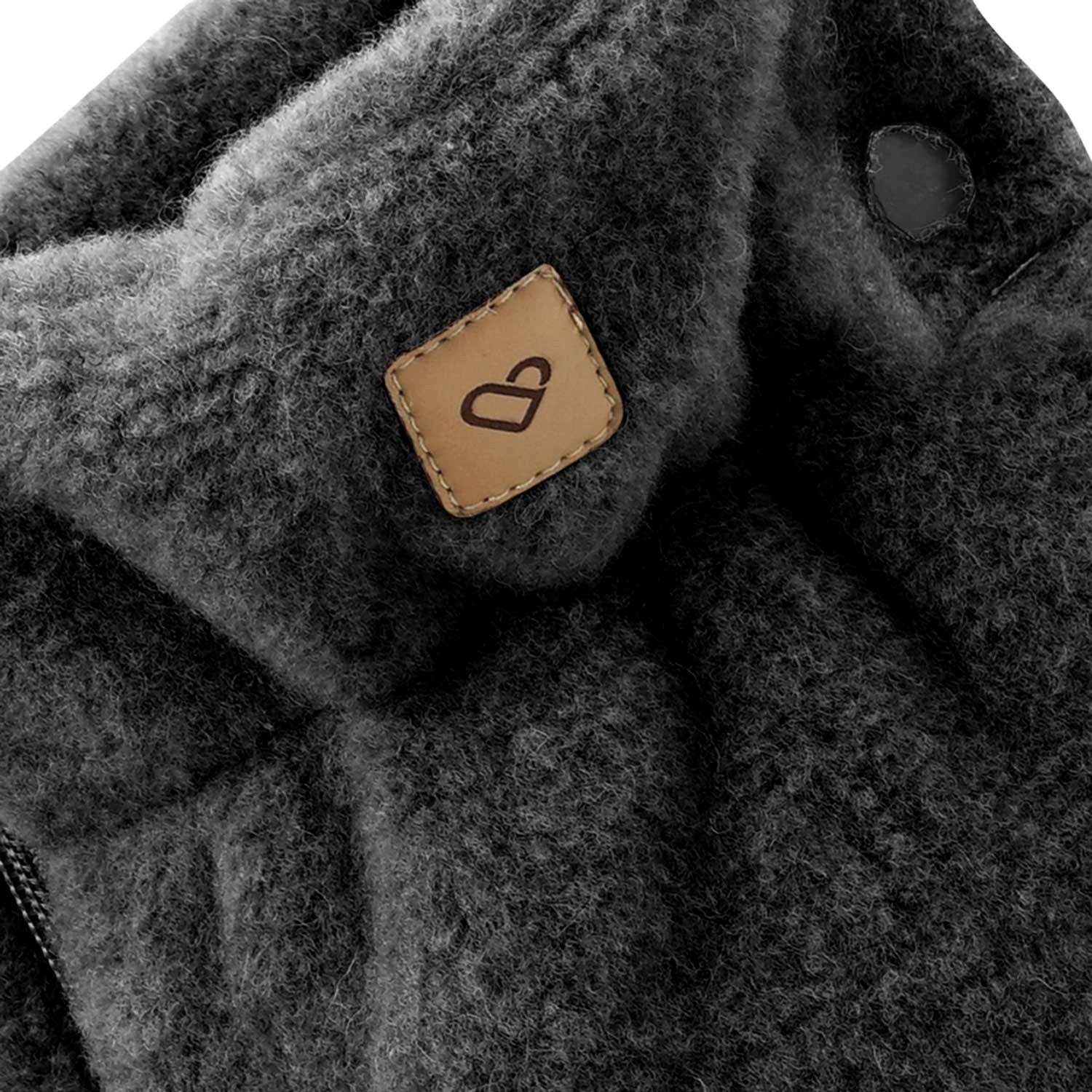 Handwärmer Muffs Wool Anthracite