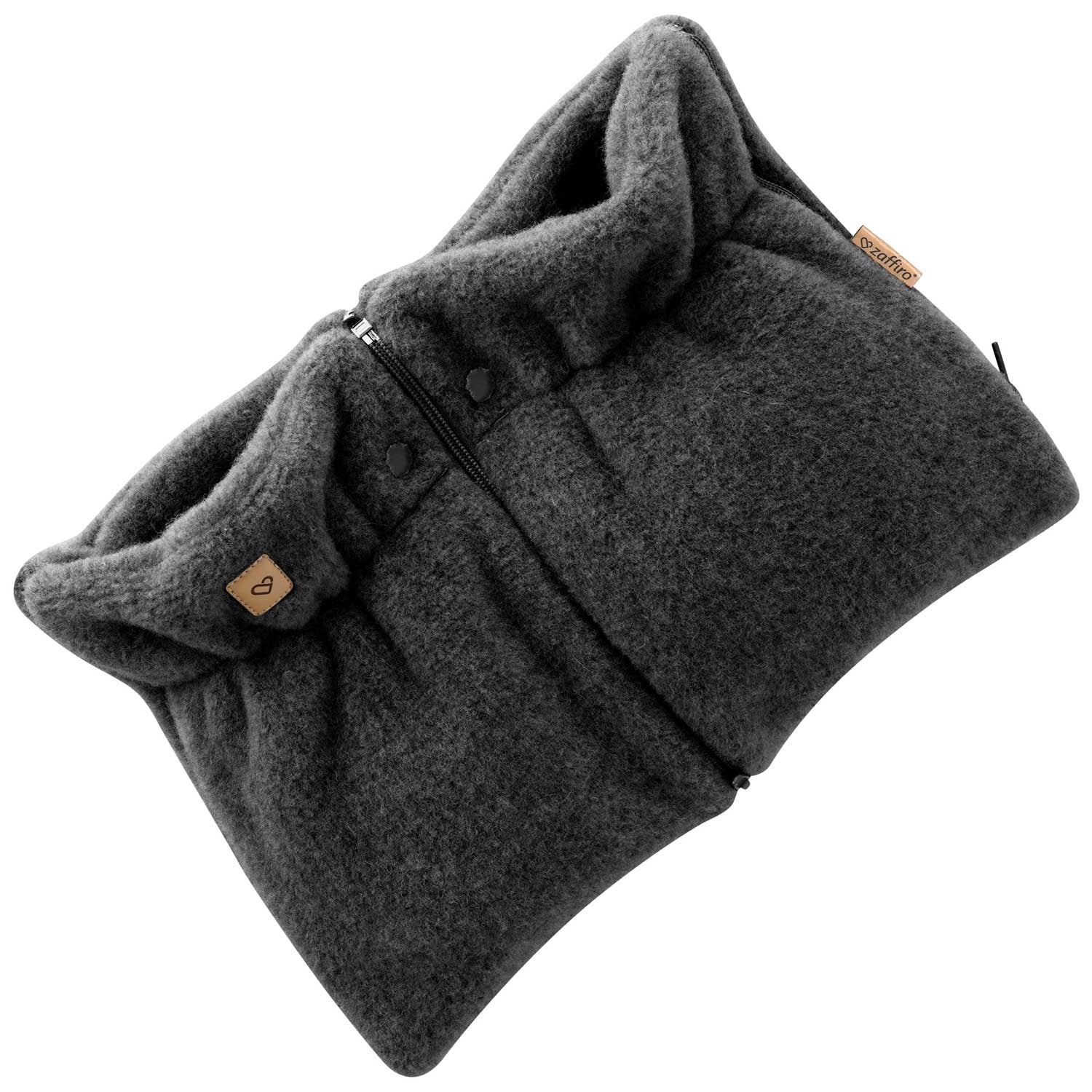 Handwärmer Muffs Wool Anthracite