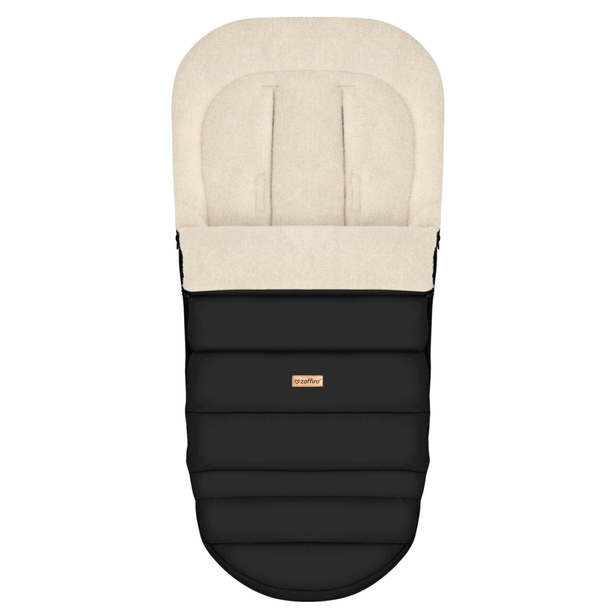 Fußsack iGrow Wool, Schwarz