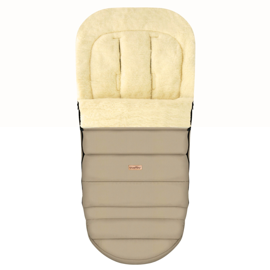 iGrow ThermoWolle Fußsack, Beige
