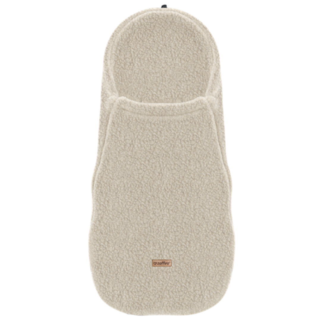 Mini Fußsack Boucle Wool, Beige