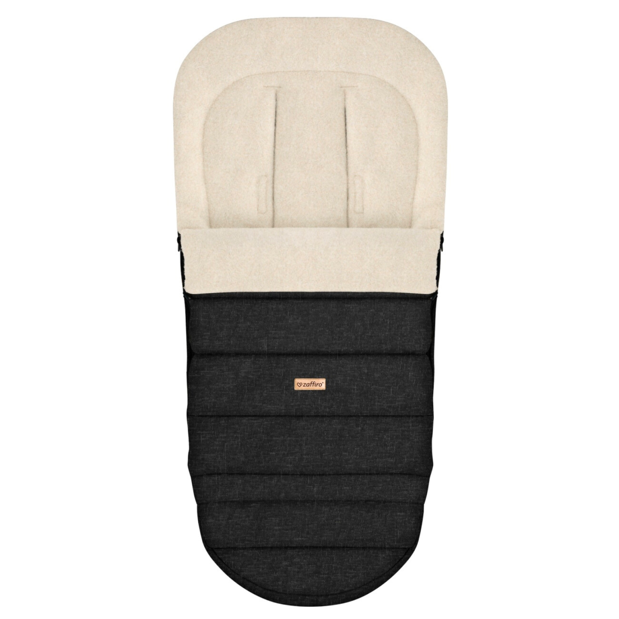 Fußsack iGrow Wool, Schwarz Melange