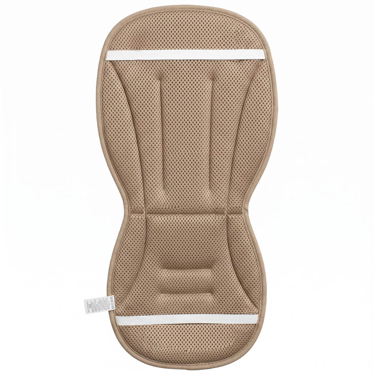 Atmungsaktive Kinderwagen-Sitzauflage Wolle, Beige