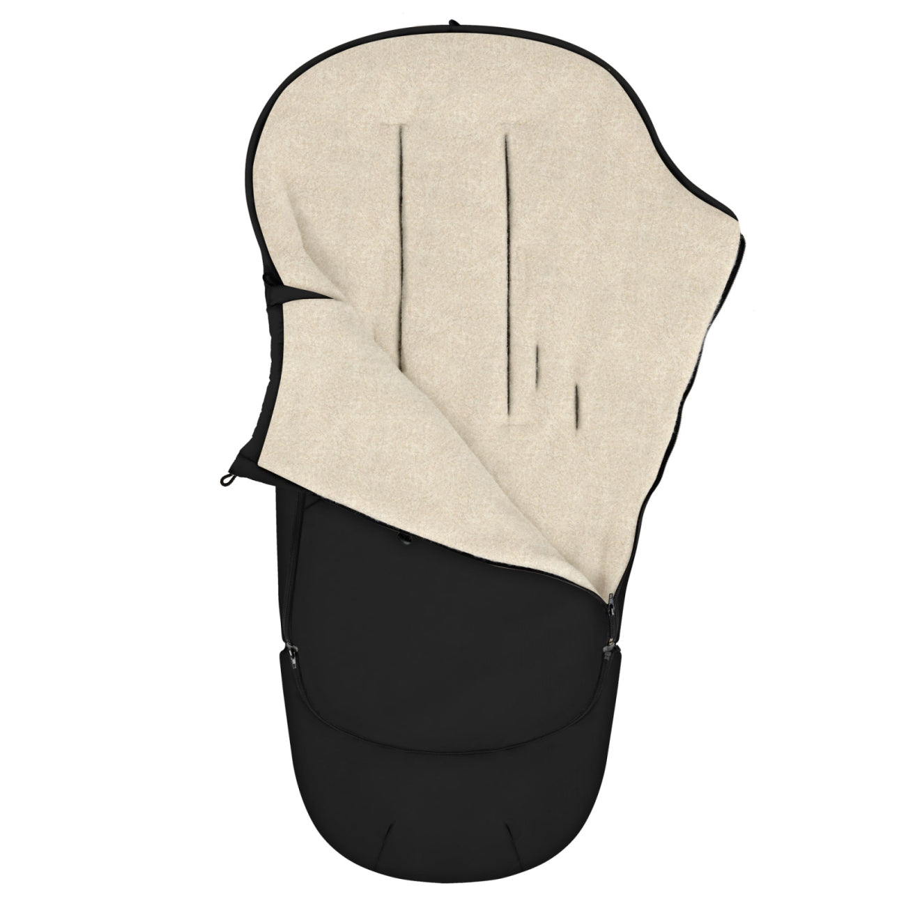 Fußsack EverGrow Aspen, Black – Seitenansicht