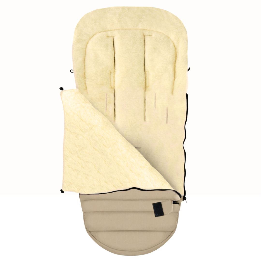 iGrow ThermoWolle Fußsack, Beige
