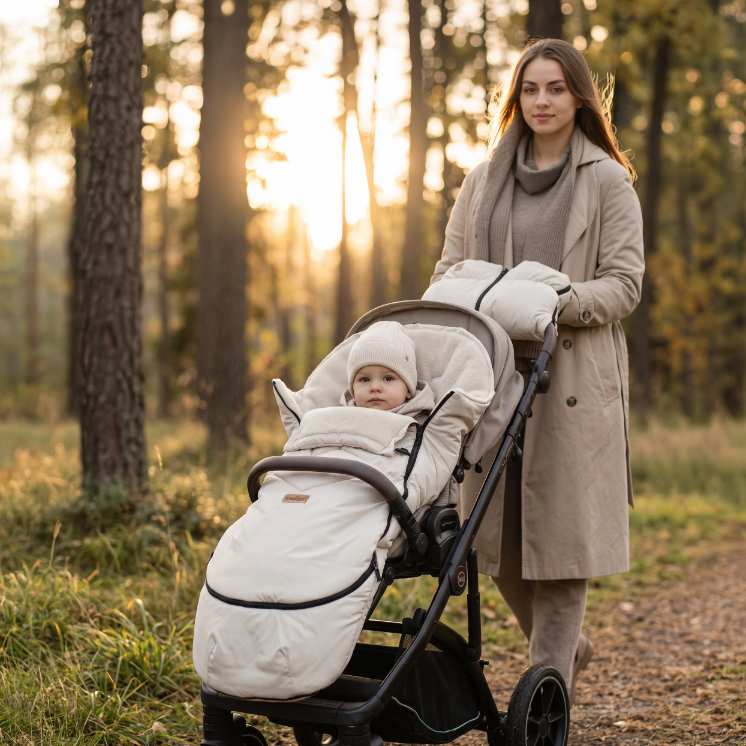 Fußsack EverGrow Aspen, Vanilla