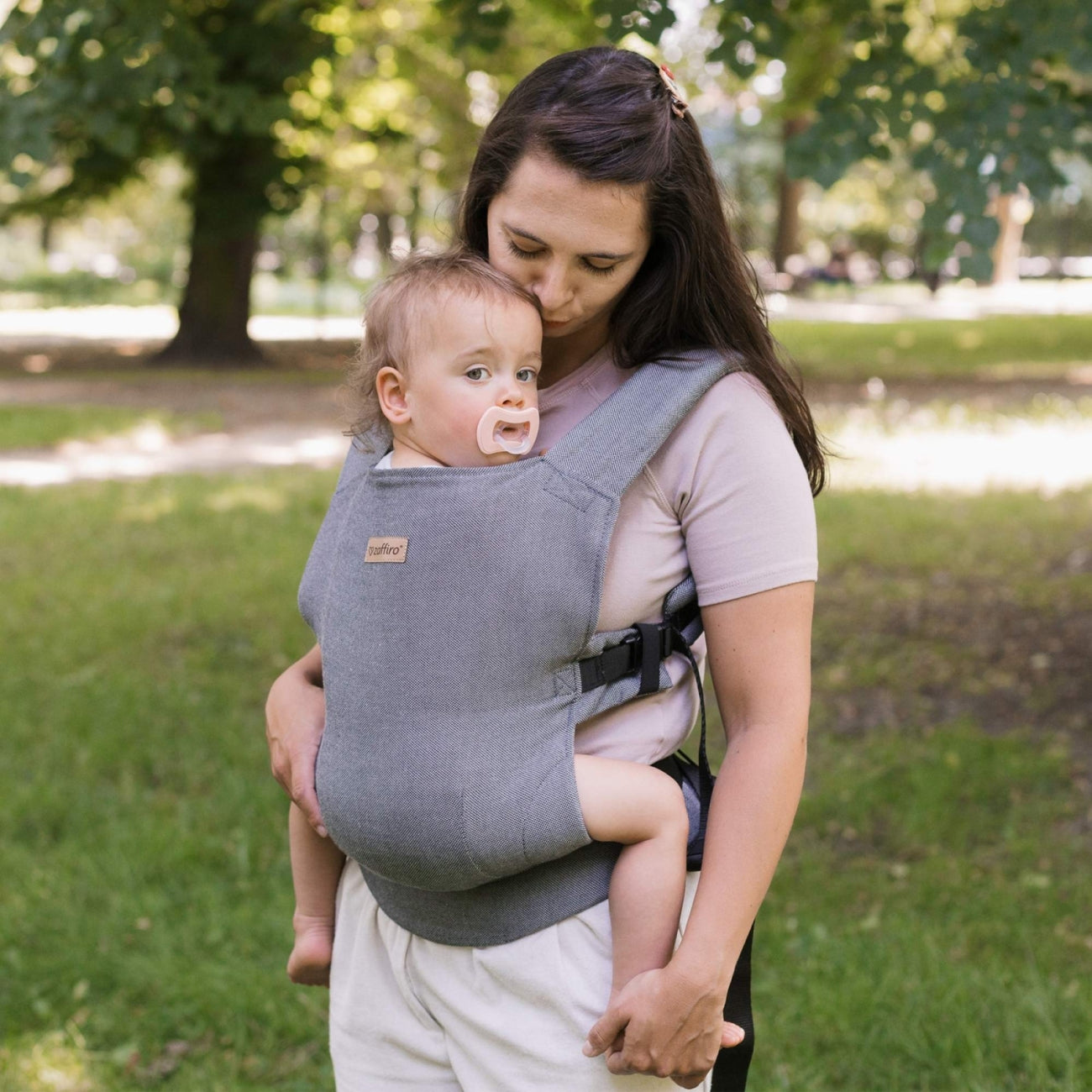 Ergonomische Babytrage BabyFlow, grey