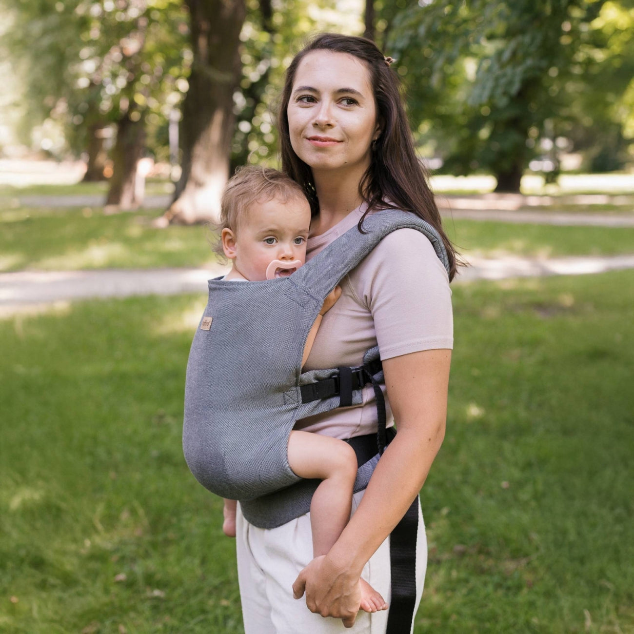 Ergonomische Babytrage BabyFlow, grey