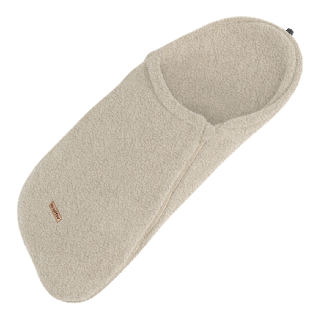 Mini Fußsack Boucle Wool, Beige