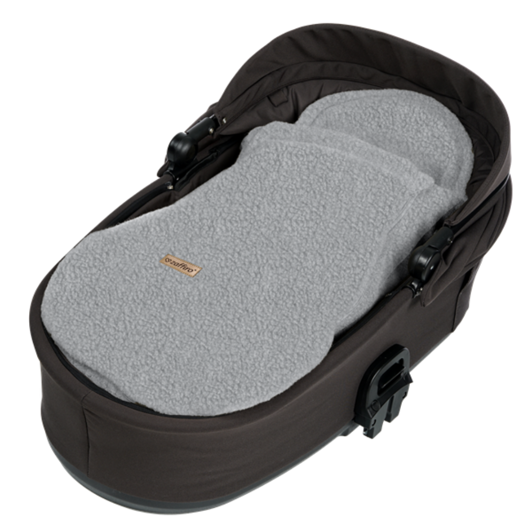 Fußsack Mini Wool Boucle, Grey