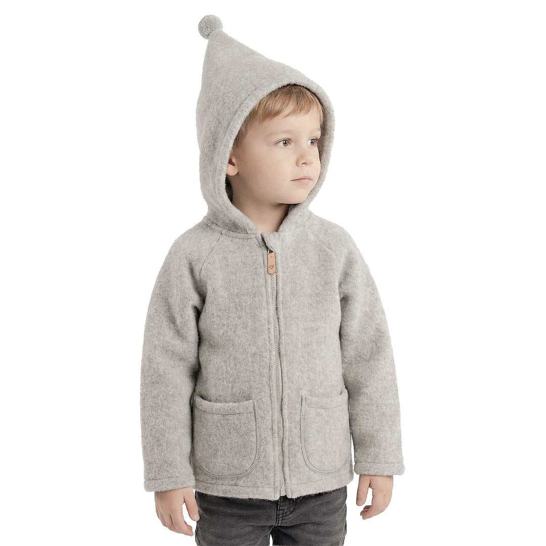 Wolljacke Meri Sierra Grau