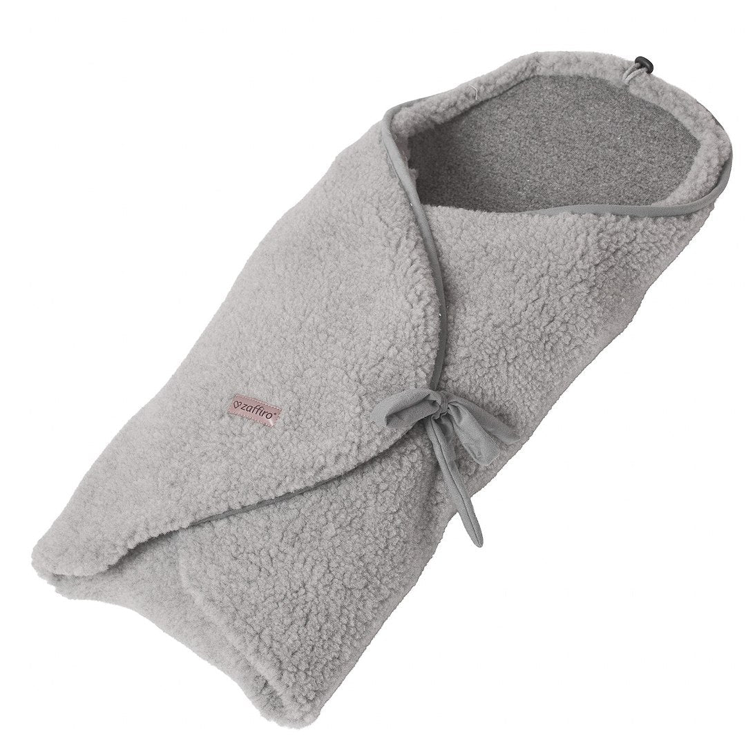Baby-Wollswaddle Nevada Light grey