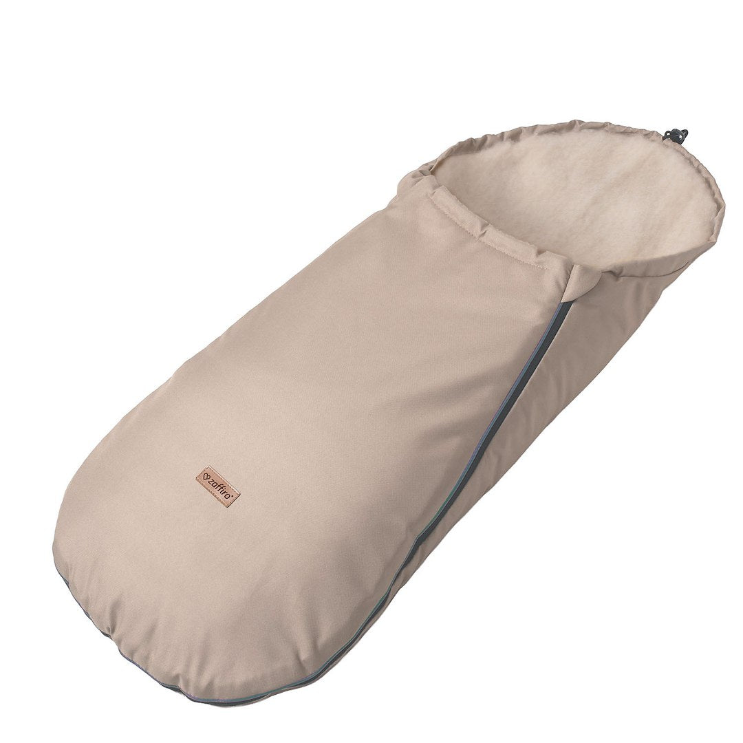 Wollfußsack Mini Scandi 0–12 Monate Beige