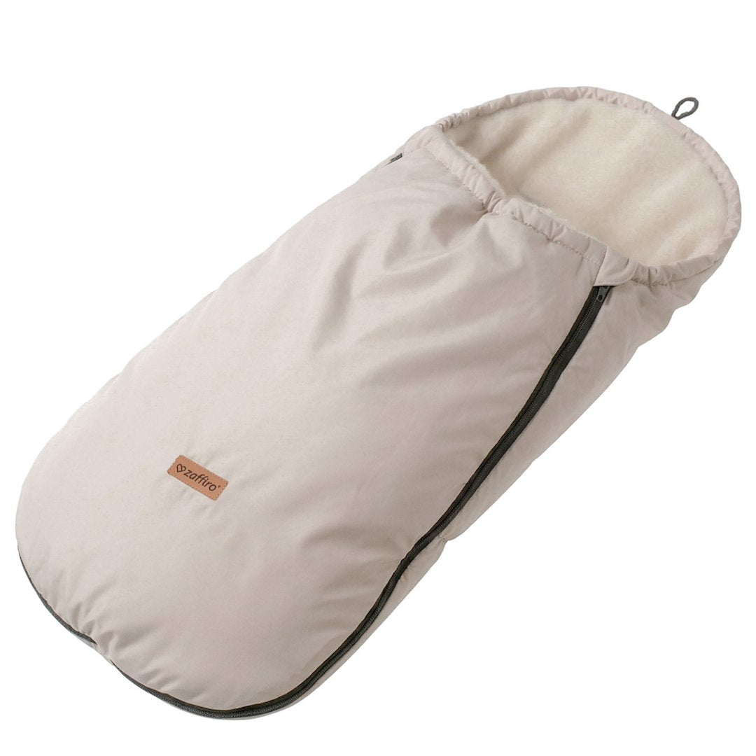 Wollfußsack Mini Aspen 0–12 Monate Beige