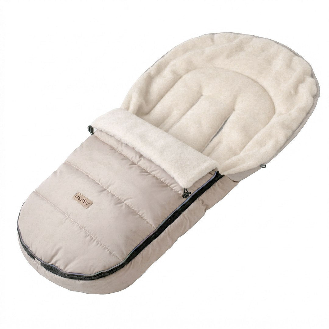 Wollfußsack Classic Aspen beige