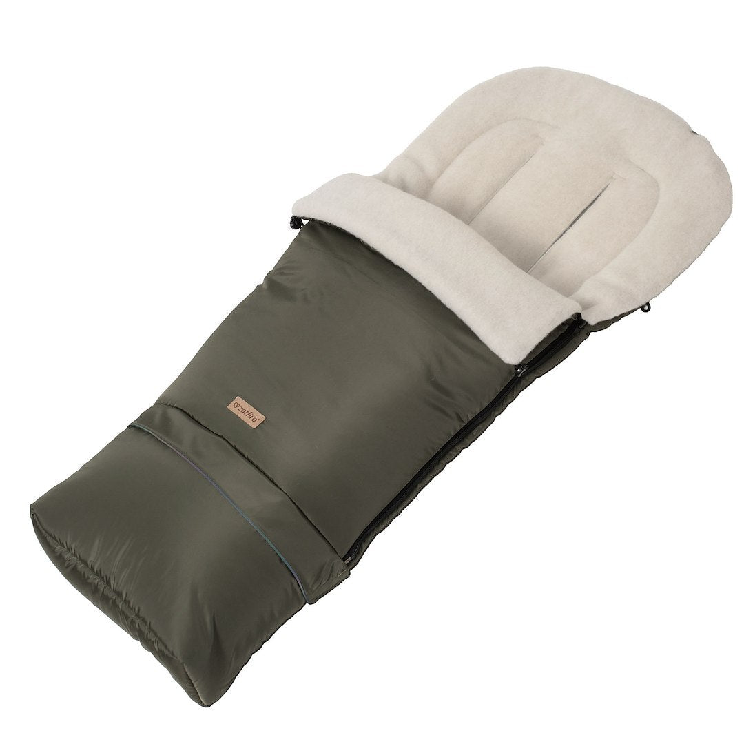 Fußsack SleepGrow Aspen, Khaki – mitwachsender Schlafsack-Fußsack