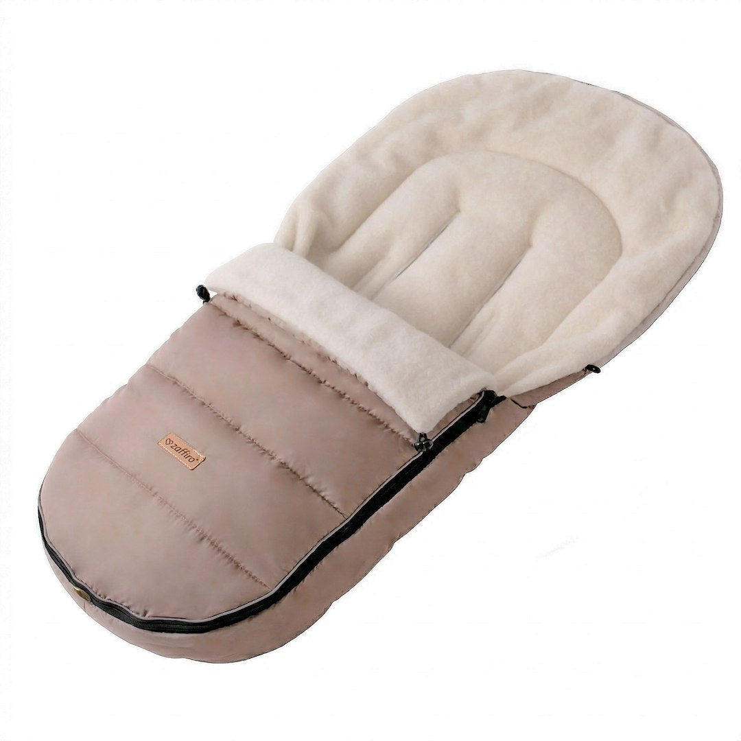 Wollfußsack Classic Aspen latte