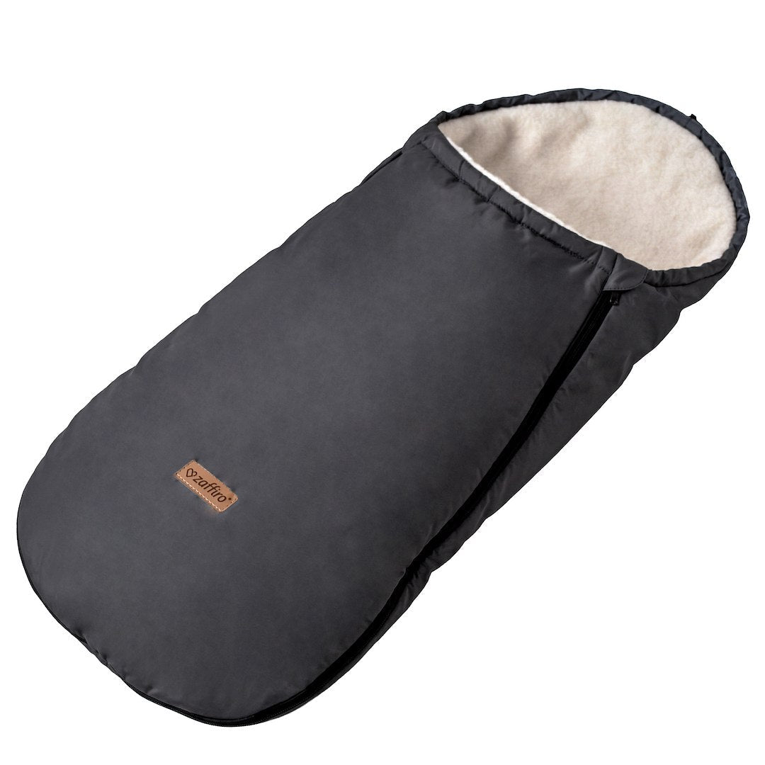 Wollfußsack Mini Aspen 0–12 Monate Anthracite
