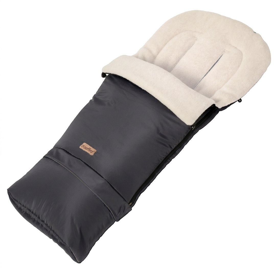 Fußsack SleepGrow Aspen, Anthracite – mitwachsender Schlafsack-Fußsack