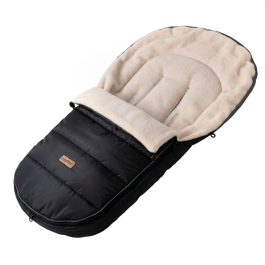 Wollfußsack Classic Aspen black