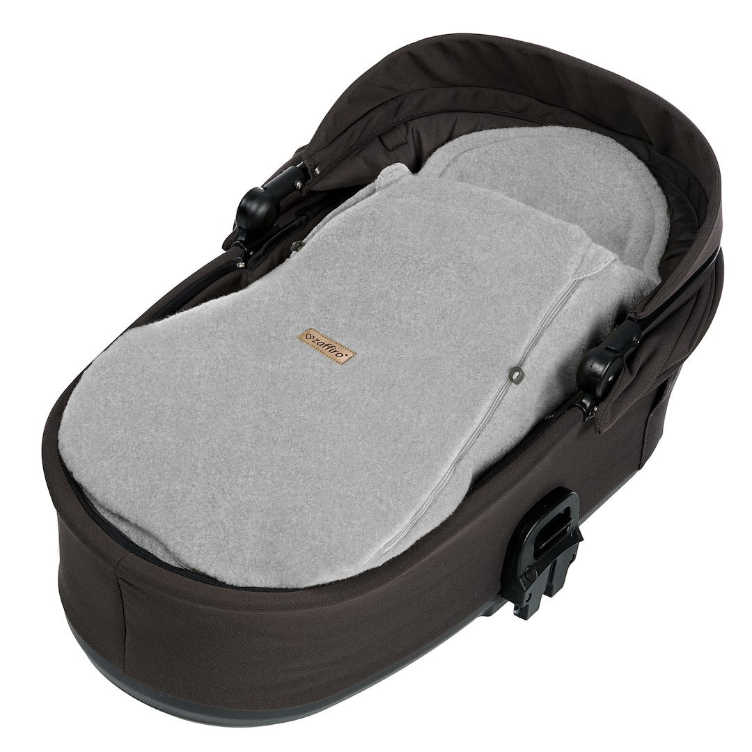 Fußsack Maxi Wool, Grey