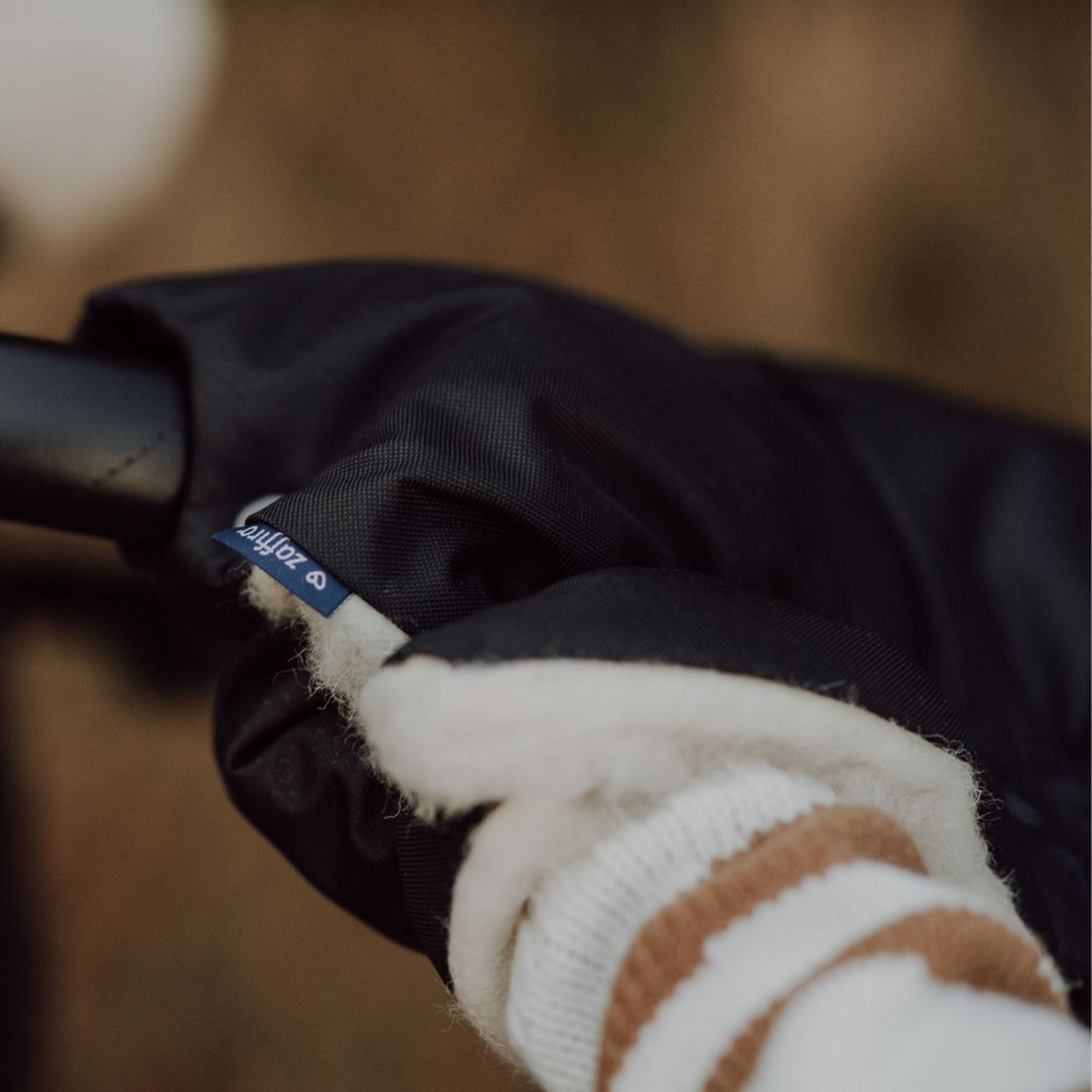 Handwärmer Muffs iGrow Wool Black