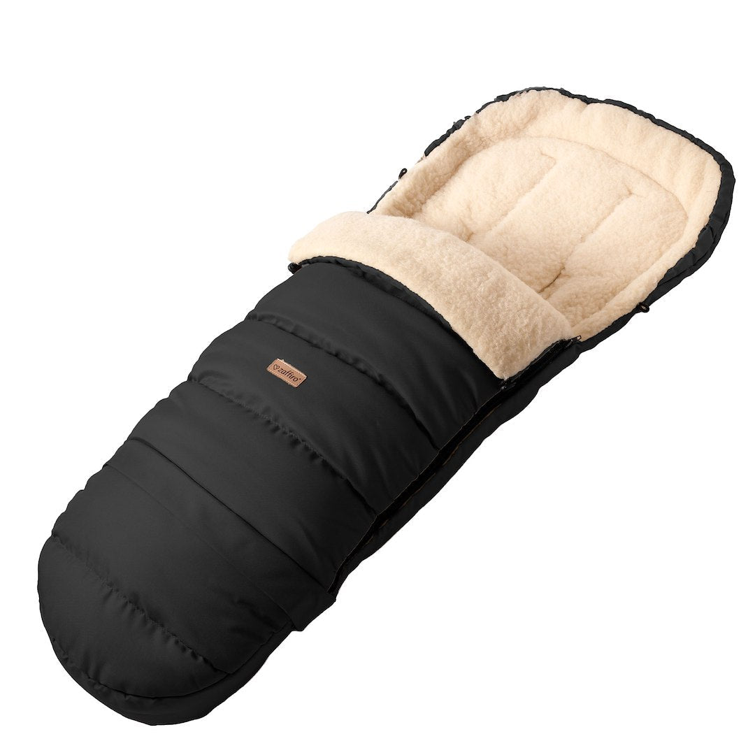 Fußsack iGrow Nordico, Black – mitwachsender Babyfußsack 0–36 Monate
