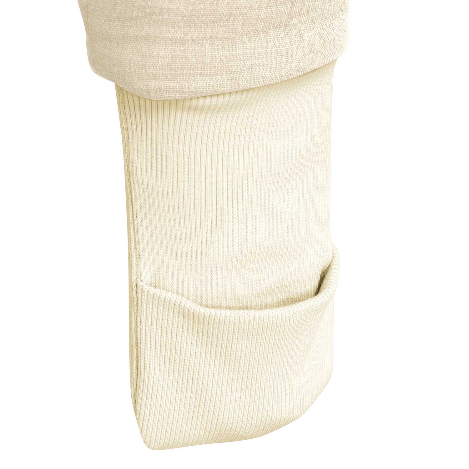 Babyschlafsack mit Beinen aus Musselin – 1,5 TOG, Vanilla