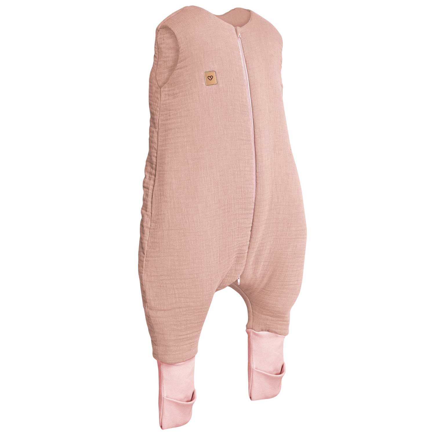 Babyschlafsack mit Beinen, Baby Pink
