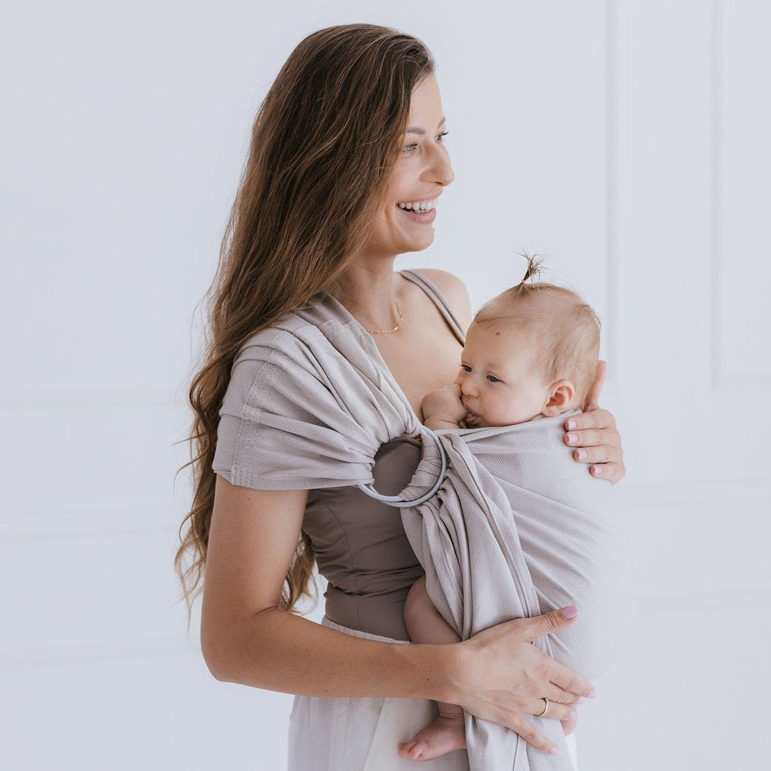 Hug Me Ring Sling Beige