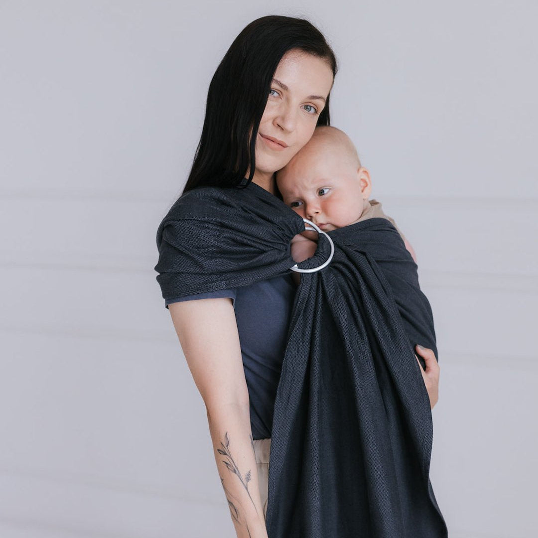 Hug Me Ring Sling Anthrazit