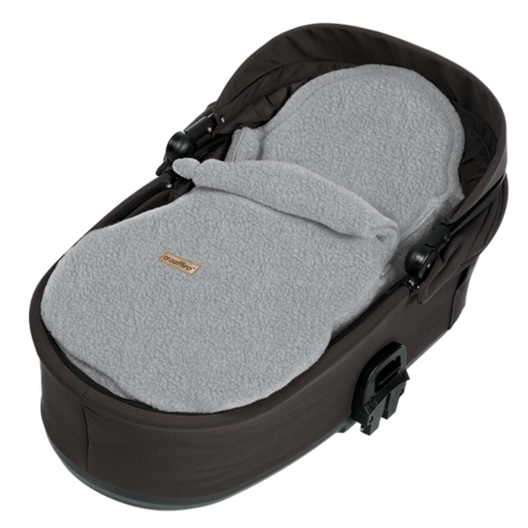 Fußsack Mini Wool Boucle, Grey