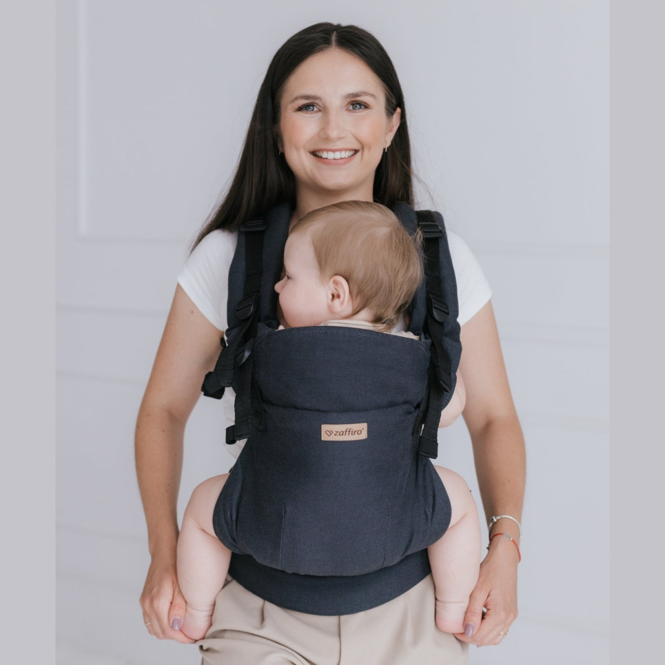 Ergonomische Babytrage BabyGrow, Anthrazit