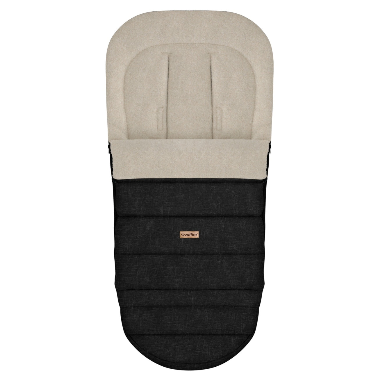 Fußsack iGrow Wool, Schwarz Melange