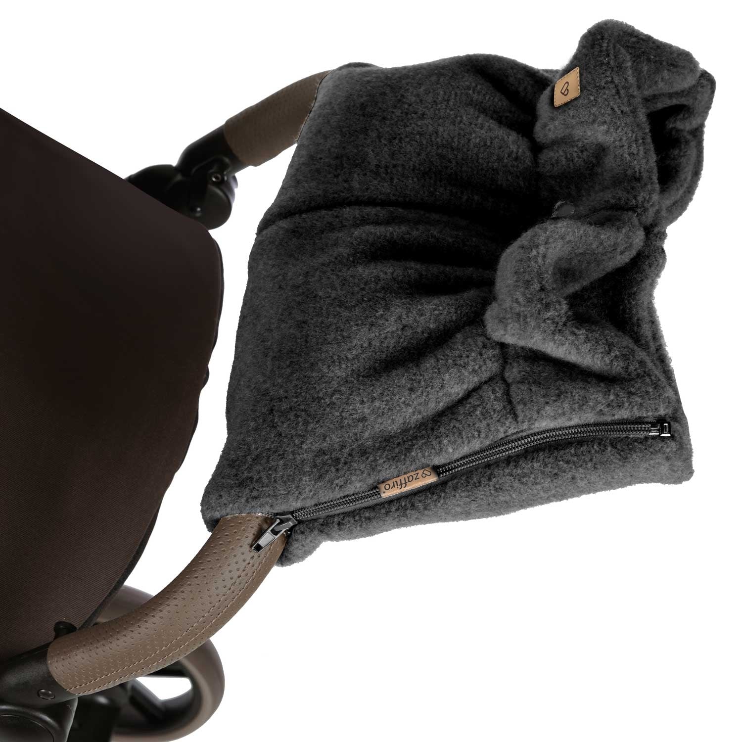 Handwärmer Muffs Wool Anthracite