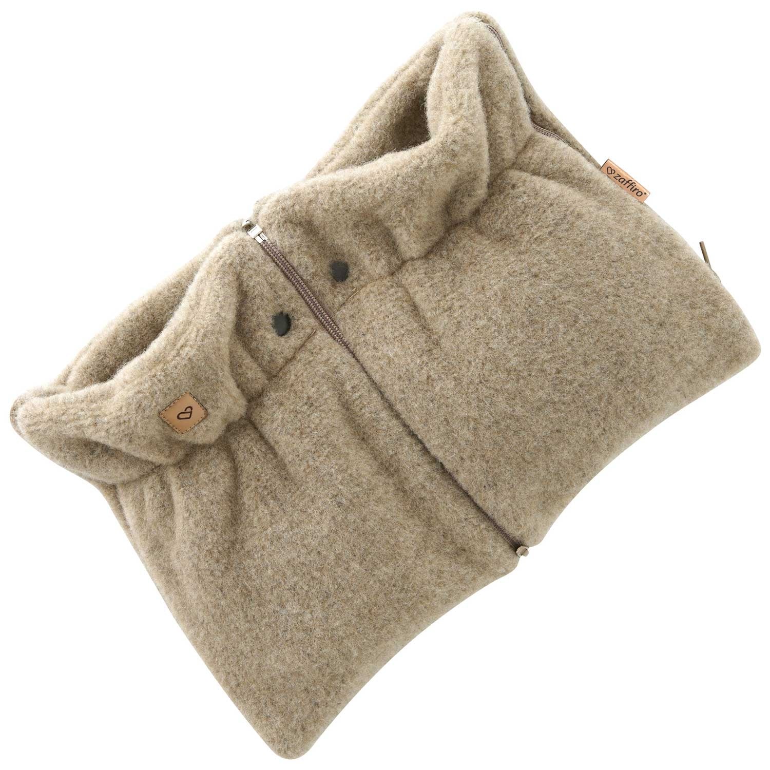 Handwärmer Muffs Wool Brown