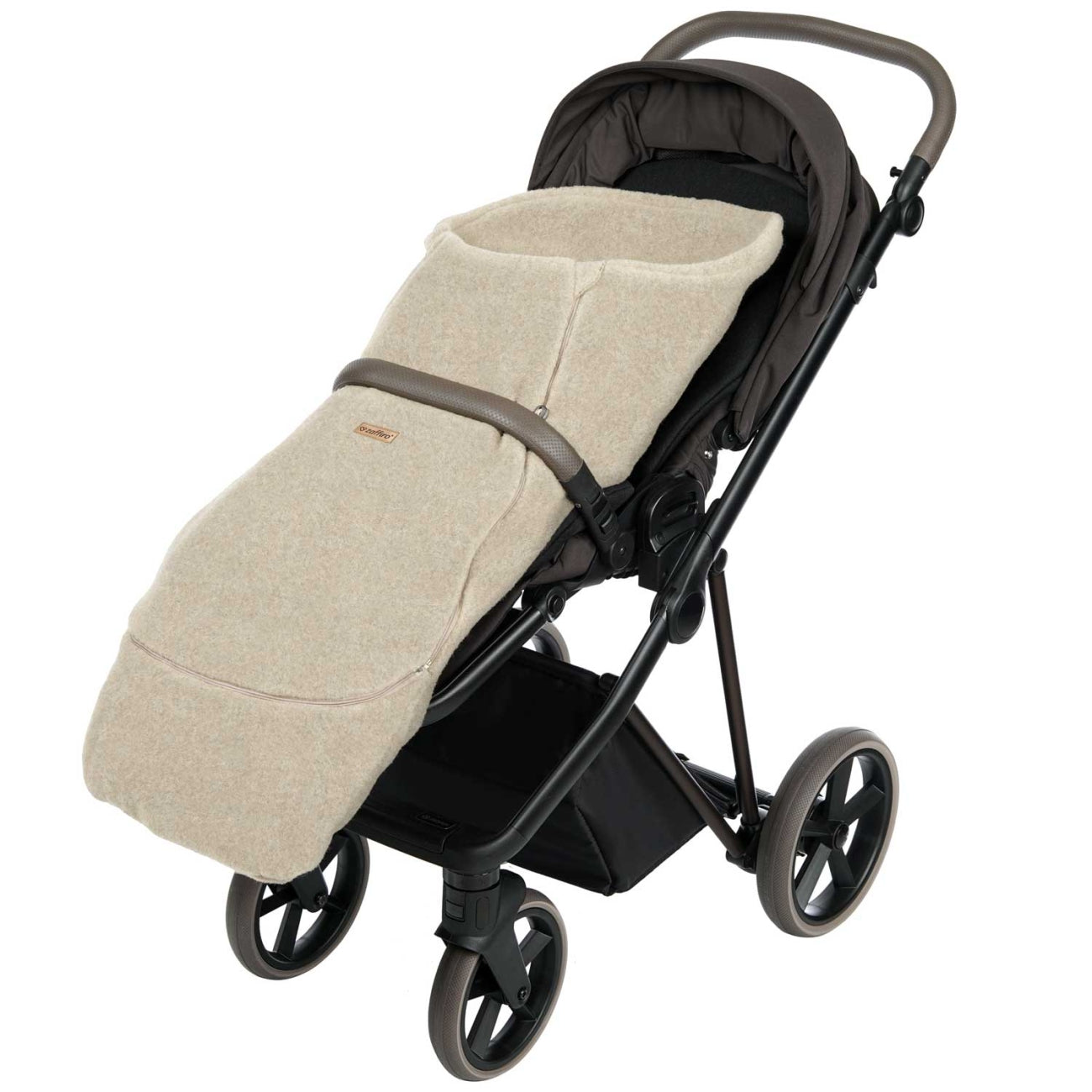 Fußsack Maxi Wool, Beige