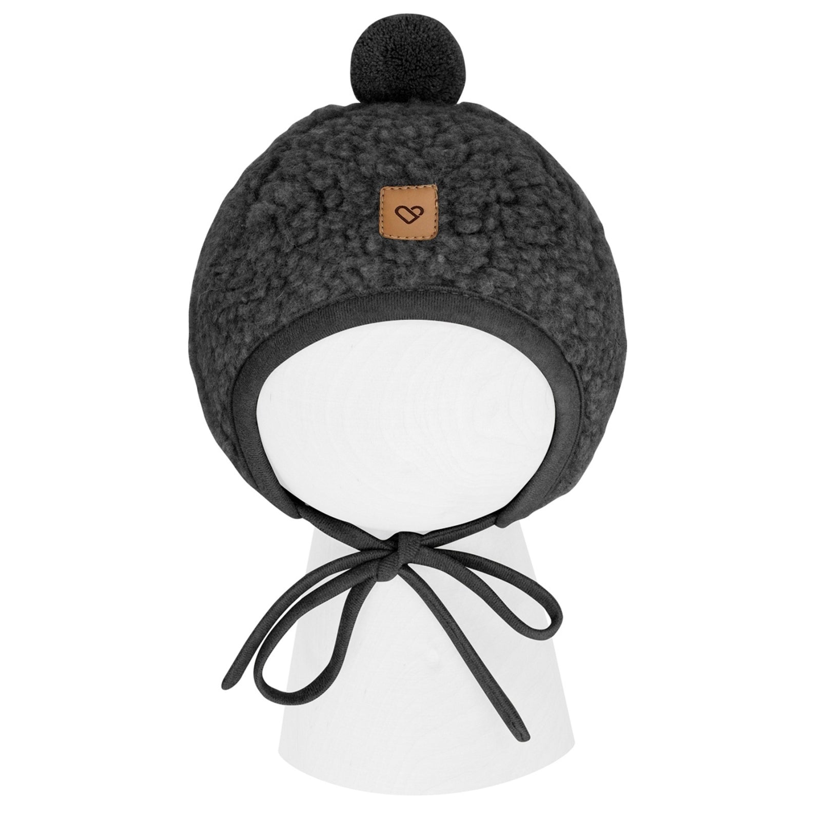 Baby Wollmütze Tulip, Anthracite